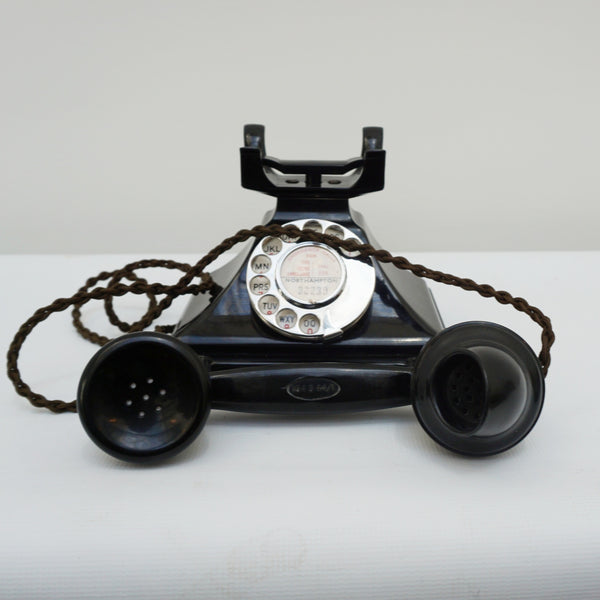 Original GPO Model 162F Black Bakelite Art Deco Telephone 1934 - Jeroen Markies Art Deco