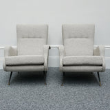 Pair of Mid-Century Modern Italian 1950's Lounge Chairs - Jeroen Markies Art Deco 