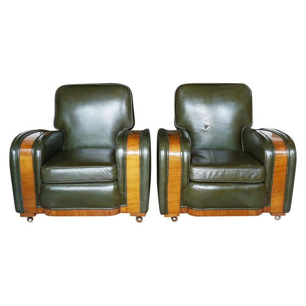 Harry & Lou Epstein Tank Chairs - Art Deco Armchairs - Jeroen Markies Art Deco