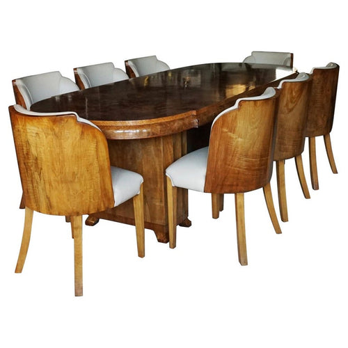 Harry & Lou Epstein 8 Seat Dining Suite Art Deco Jeroen Markies Art Deco