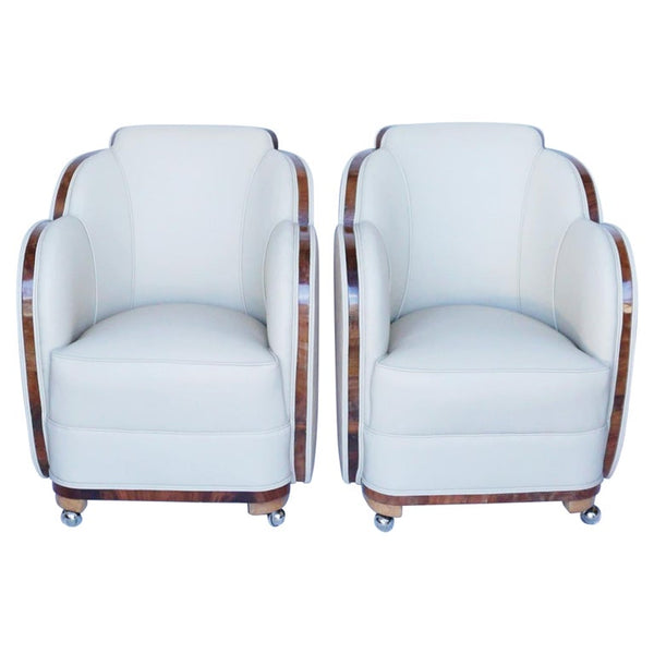 Pair of Art Deco Cloud Chairs