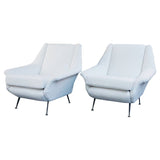 Pair of Vintage Mid 20th Century Circa 1950 Lounge Chairs Italian - Jeroen Markies Art Deco