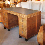 Waring & Gillow Art Deco leather topped desk