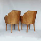 Art Deco Cloud Back Chairs