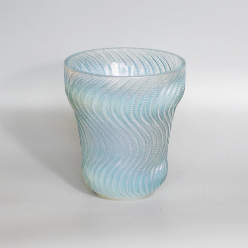 René Lalique "Actinia' Opalescent Art Deco Glass Vase - René Lalique Glass -  Jeroen Markies Art Deco
