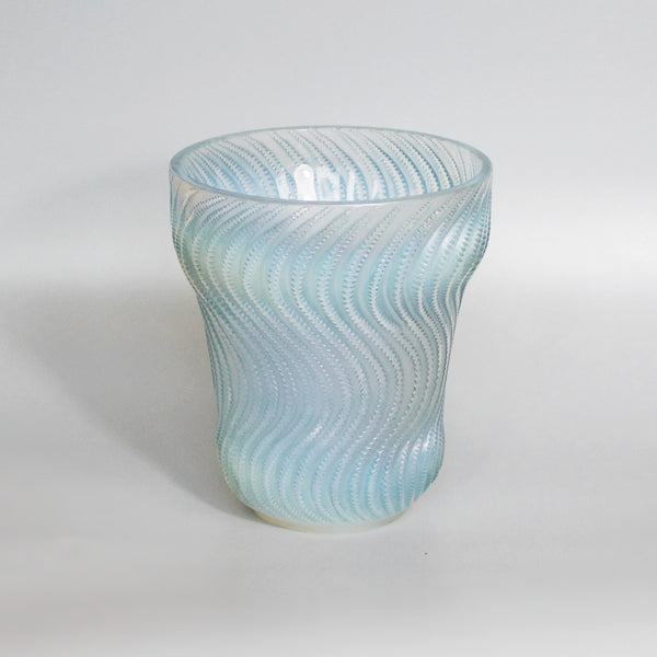 René Lalique "Actinia' Opalescent Art Deco Glass Vase - René Lalique Glass -  Jeroen Markies Art Deco