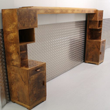Art Deco Headboard and Cabinets