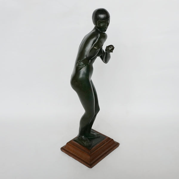 English Art Deco Bronze Sculpture 'Eve' - Jeroen Markies Art Deco