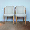 A pair of Art Deco cloud back chairs by Harry & Lou Epstein