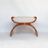 Art Deco x-frame stool by Harry & Lou Epstein at Jeroen Markies