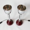 Art Deco uplighter table lamps with bakelite bases at Jeroen Markies