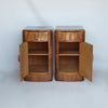 Classic Art Deco bedside cabinets in walnut at Jeroen Markies