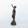 Art Nouveau romantic bronze sculpture circa 1890