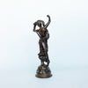 Art Nouveau romantic bronze sculpture circa 1890