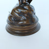 Art Nouveau romantic bronze sculpture circa 1890