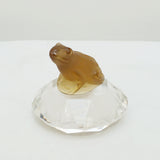 Mid-Century Czech Frog Glass Paperweight - Circa 1950 - Jeroen Markies Art Deco