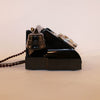 Art Deco black bakelite telephone