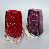 Collection of Fourteen Textured 'Coffin' Bark Vases