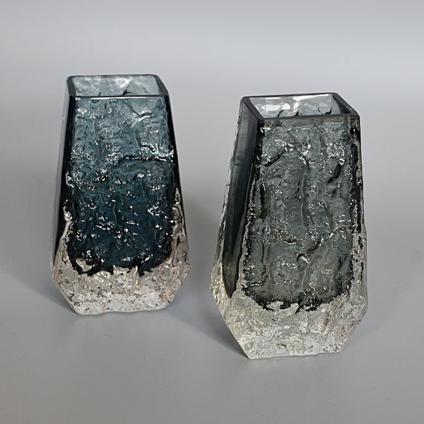 Collection of Fourteen Textured 'Coffin' Bark Vases