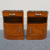 Pair of Vintage Art Deco Bedside Cabinets - French - Circa 1920 - Jeroen Markies Art Deco