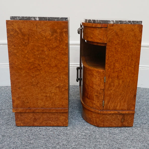 Pair of Vintage Art Deco Bedside Cabinets - French - Circa 1920 - Jeroen Markies Art Deco