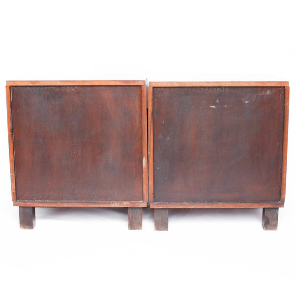Art Deco Walnut Bedside cabinets - Art Deco Bedside Cabinets - Jeroen Markies Art Deco 