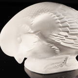 'Moineau Sournois' Rene Lalique Glass Bird Paperweight - Jeroen Markies Art Deco