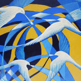 'Bluebirds' A Contemporary Art Deco Oil on Canvas Painting By Vera Jefferson - Jeroen Markies Art Deco