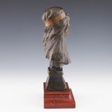 Original Emmanuel Villanis 'Bohemienne' bronze sculpture - Jeroen Markies Art Deco