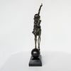 Marcel Bouraine Balancing Act Bronze Art Deco Sculpture Jeroen Markies Art Deco