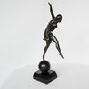 Marcel Bouraine Balancing Act Bronze Art Deco Sculpture Jeroen Markies Art Deco