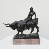 Art Deco Bronze Sculpture of Europa Riding the Bull - Jeroen Markies Art Deco