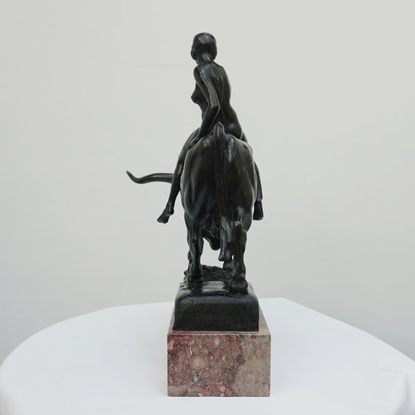 Art Deco Bronze Sculpture of Europa Riding the Bull - Jeroen Markies Art Deco