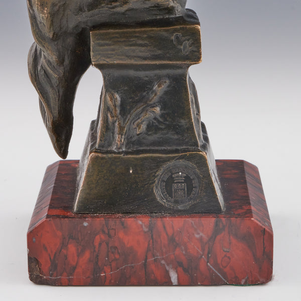 'Carmela' Original Bronse Bust by Emmanuel Villanis ' Jeroen Markies Art Deco