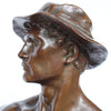 Large 19th Century Bronze Miner - Charles Octave Levy - Art deco bronze sculpture - Jeroen Markies Art Deco