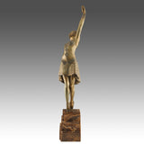 'Vedette' Large Art Deco Bronze Sculpture by Demetre Chiparus ' Jeroen Markies Art Deco