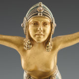 Vintage Demetre Chiparus Art Deco Bronze Sculpture signed on a marble base - Jeroen Markies Art Deco