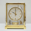 Vintage clocks - original Jaeger LeCoultre Marina Atmos - White lucite vintage clock - Jeroen Markies Art Deco