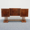 Original Art Deco Furniture-Vintage Sideboard-Burr Walnut Copper Furniture-Jeroen Markies Art Deco