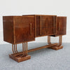 Original Art Deco Furniture-Vintage Sideboard-Burr Walnut Copper Furniture-Jeroen Markies Art Deco