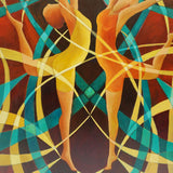 'The Dancers' A contemporary oil on canvas painting by Vera Jefferson - Jeroen Markies Art Deco