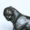 Michel Decoux Art Deco bronze panthers at Jeroen Markies