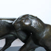 Michel Decoux Art Deco bronze panthers at Jeroen Markies