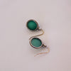 jade and diamond drop earrings