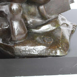 Art Nouveau Bronze sculpture of Diana