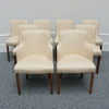 Vintage Art Deco 8 Seater Dining table and chairs Walnut and Copper - Jeroen Markies Art Deco