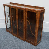 Vintage Art Deco Bookcase/Display Cabinet -English-Art-Deco-Jeroen Markies Art Deco