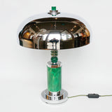 Art Deco Dome Lamp Bakelite and Chromed Metal - Jeroen Markies Art Deco