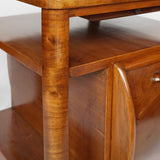 Pair of Art Deco Drinks Tables Figured Walnut Burr Walnut -Jeroen Markies Art Deco