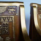 Mid-Century Egyptian Style Chairs Based on 18th Dynasty Throne - Jeroen Markies Art Deco